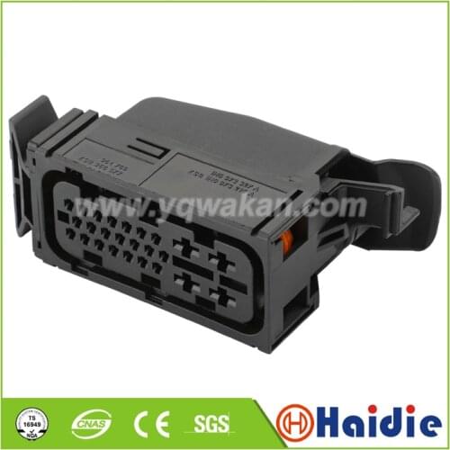 Free shipping 5sets 25pin female auto electric housing plug wiring cable unsealed connector 1H0973215A