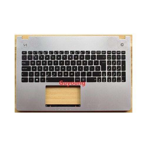 Laptop keyboard cover for ASUS X501U N56 N56V N56VM N56VZ N56SL Silver Top case Palmrest upper case C shell
