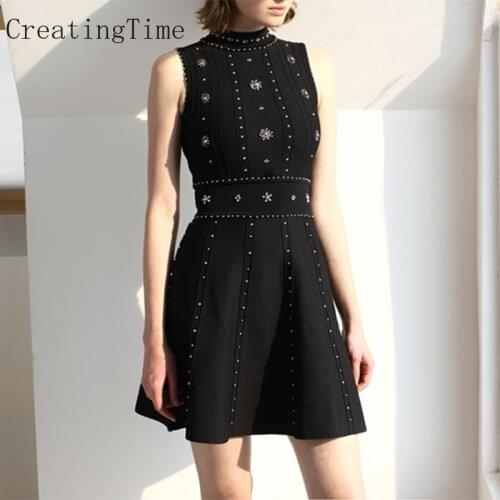 CREATINGTIME Fashionable Knitted Dresses