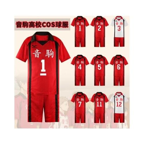 Haikyuu Red Fashion Anime Cosplay Costumes Cartoon Yukata Casual Party Women Men Clothes