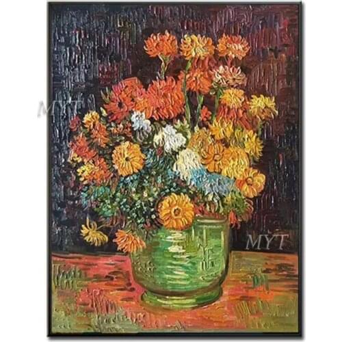 Different Vases And Flowers Abstract Oil Painting Wall Art Home Decor Picture Modern On Canvas 100% Handpainted No Framed