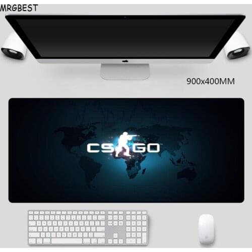 MRGBEST Large Mousepad Anti-slip Nature Rubber CSGO Gaming Mouse Mat Laptop Notebook Desk Pads for CSGO Dota LOL Keyboard Pad