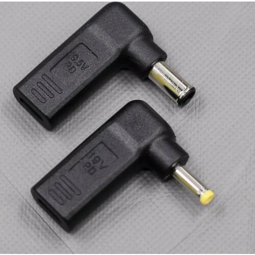 Pingle Type-C To 6.5x4.4 Connector Tip For SONY Notebook Charger 6.0*4.4mm Laptop adapter DC Jack 4.0x1.7mm