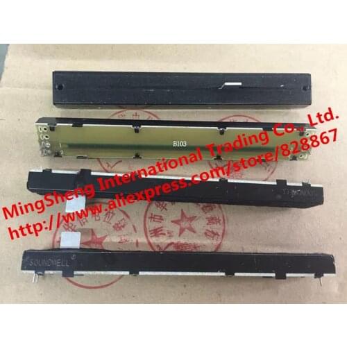 Original new 100% 128MM single fader potentiometer B10K 8MM handle SK10093NOA1X-HA1-000 (SWITCH)