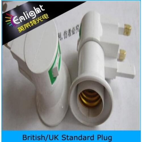 E27 base lamp holder with switch and AC plug US/EU/VDE type plug optional