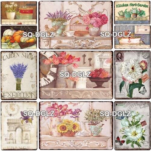 Garden Metal Sign Plaque Metal Vintage Decor Pub Bar Decoration Tin Sign Plate Poster Home Decor Gift For Friend