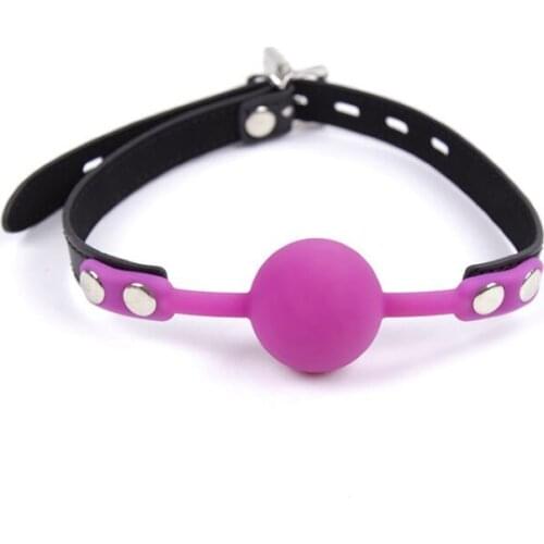 Silicone Solid gag Mouth Plug Lock Sex Toys Sex Toy Mouthball For Women Couples Sex Products