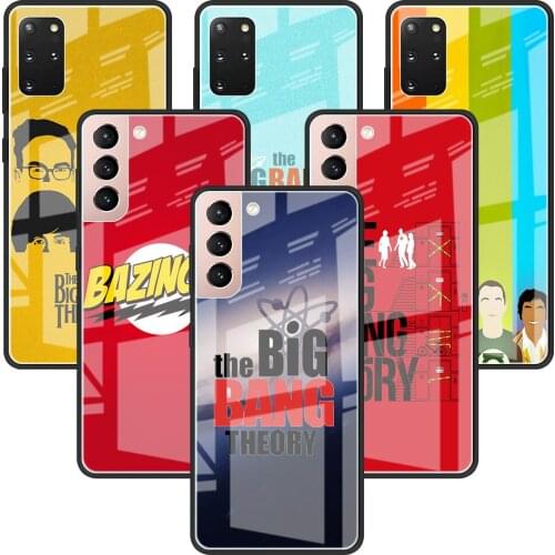 Glass Case For Samsung Galaxy S21 Ultra S20 FE S10 Plus S9 Note 20 10 Lite 9 S8 S10e Back Phone Cover Funda The Big Bang Theory