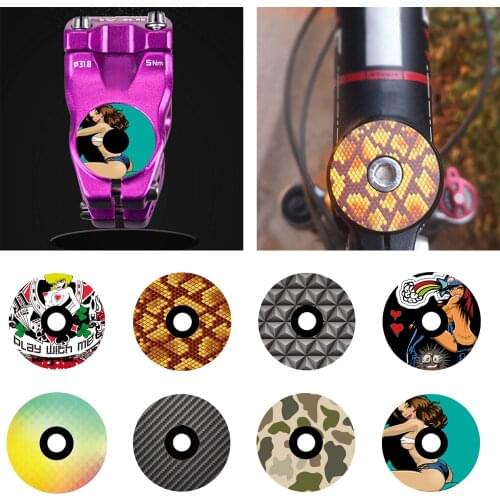 Alloy Headset Stem Top Cap Cover 1 1/8' Fork Bowl Cover for Road MTB Bike