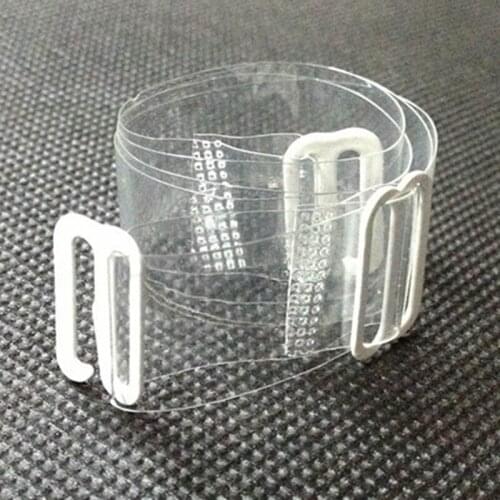 1cm Wide Women Clear Bra Straps Adjustable Invisible Transparent Bra Strap Backless Shoulder Belt Bra Extender Accessories