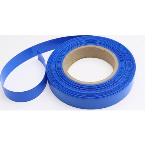 1M Width 83mm PVC Heat Shrink Tube Dia 53mm Lithium Battery Pack Insulated Film Wrap Protection Case Wire Cable Sleeve Blue