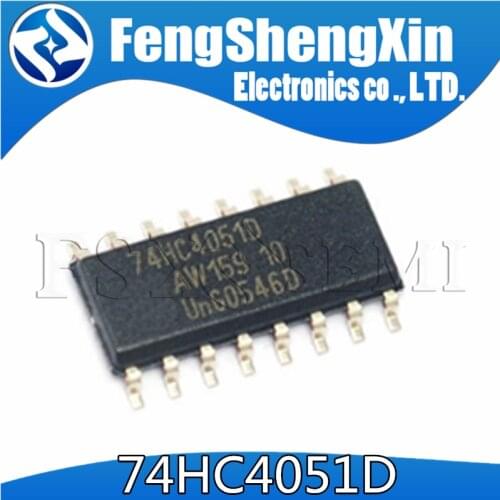 10pcs/lot 74HC4051D SOP-16 74HC4051 SN74HC4051DR IC