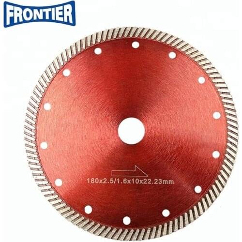 180mm 7inch Hot Press diamond Fine turbo dry or wet cutting saw blade