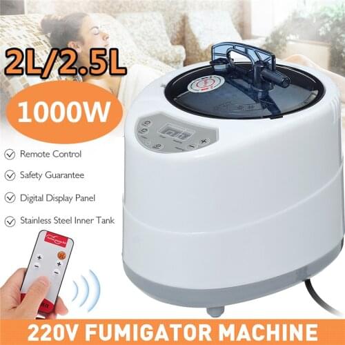 2.0/2.5L Sauna Generator For Sauna Spa Tent Body Therapy Fumigation Machine Home Steamer Therapy Suitable For Kitchen