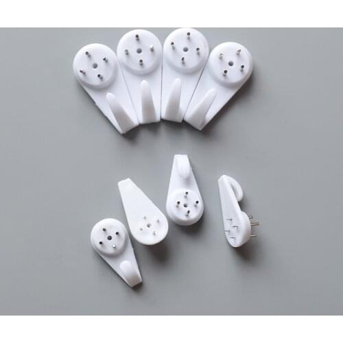 20pcs wall decoration installation strong no trace hook nails, kitchen living room, bedroom furniture daily hanging wall wall