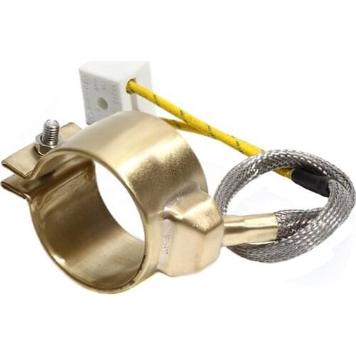 70mm Inner Diameter 30~40mm Height Brass Band Heater 110V/220V/380V 300W/350W/400W Electric Heating Ring for Extruder