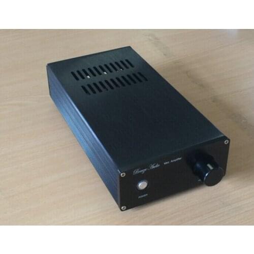 1306A mini aluminum power amplifier chassis power box / AMP shell / DIY box (131 * 55 * 249mm)
