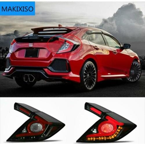 Car Styling Taillight Tail lights For Honda Civic Type R 10th hatchback 2020 2021 DRL+ Dynamic Turn Signal + Reverse + Brake LED