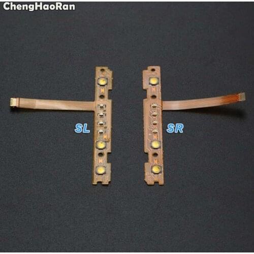 ChengHaoRan 2PCS New Replacement Part SL SR Button Flex Cable for Nintendo Switch NS Joy-Con Left Right Button Key Flex Cable