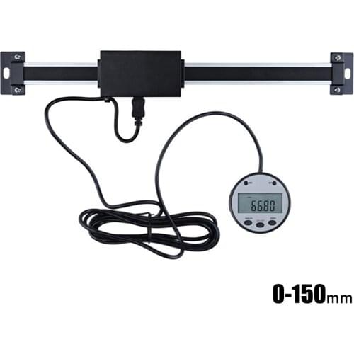 Digital Linear Readout Scale Ruler Vertical Size Optional 0.01mm Magnetic Remote External Display Ruler Machine Measuring Tool