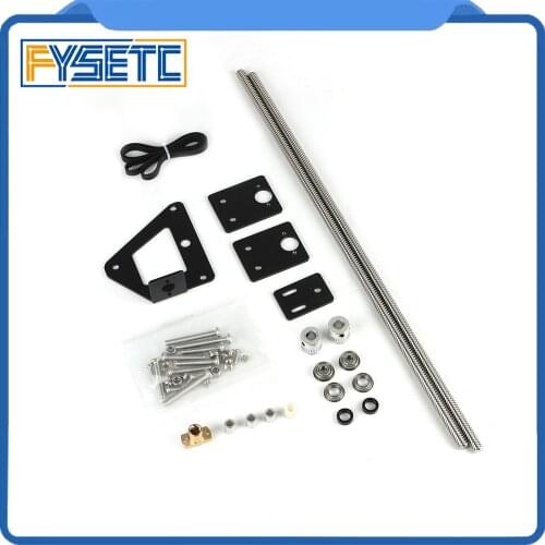 3D Printer Part Dual Z axis Upgrade Kit Dual Z Tension Pulley Set For Ender-3 pro 3D Ender-3 Single Motor Dual Z axis