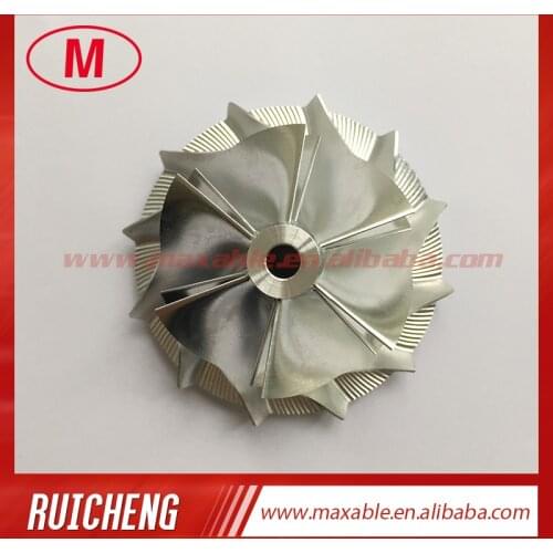 GT1246 786555-0002N 34.10/46.00mm 6+6 blades high performance turbo billet/milling/aluminum2618 compressor wheel for 799502-0001