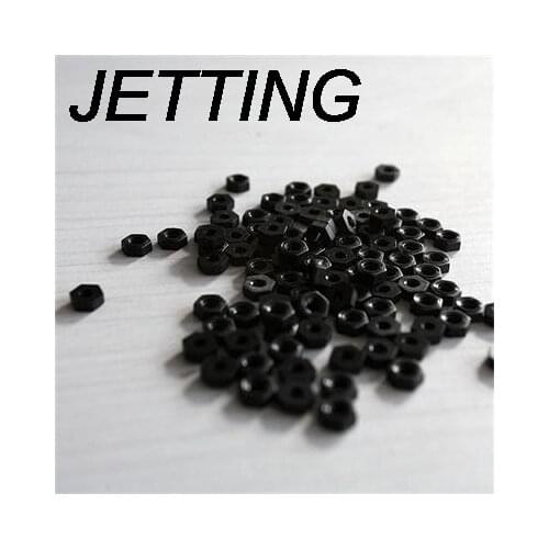 JETTING 100 Pcs Newest Hot Sale Black Nylon Nuts Hexagonal Standoff Spacer M3 Nut Wholesale