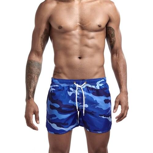 Camouflage Shorts Beach Pants Swimsuit Men 2021 Quick-drying Mens Beachwear Fashion Bathing Suit Summer Mens Swimwear Shorts