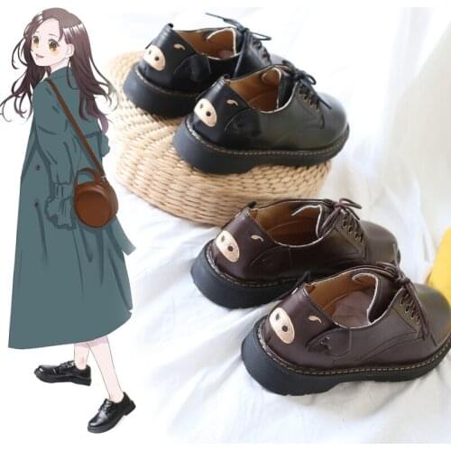Japanese retro leather shoes female students Harajuku round head doll shoes wild Korean college style British jk uniform shoes