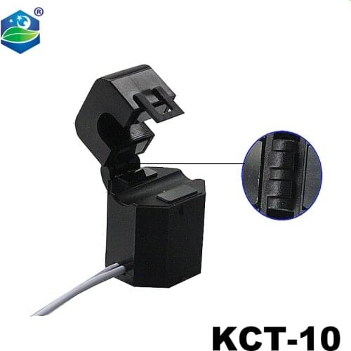 New Update for KCT-10 Hinged Split core current transformer 10PCS single phase Clamp on CT high accuracy with smart grid