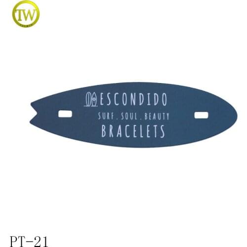 PT21 custom printing logo paper hang tags, hang tag string, clothing hang tag