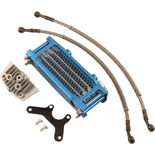 Motorcycle Oil Cooling Cooler Radiator Oil Cooler Set For 50 70 90 110 125 140cc Dirt Bike Monkey Bike DAX Pocket Bike ATV Motor