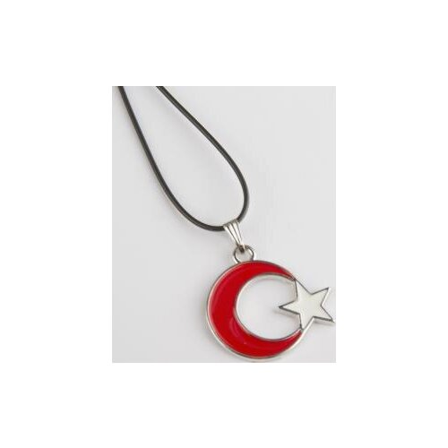 Red the Moon the stars Necklace
