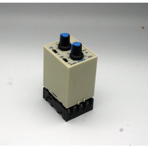 ST3PR/JSZ3P electrical time relay Electronic Counter relays digital timer relay with socket base AC 220V/110V