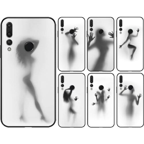 Sexy female silhouette For Huawei Honor 50 SE V30 30 X10 10X 30S 30i View 20 20S RU V20 20E 20i Pro Plus Lite Phone Case