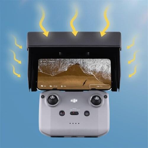 Foldable Smartphone Tablet Sunhood for DJI Air 2/Air 2S/Mini 2 Remote Control Sunshade Light Block for DJI Drone Accessories