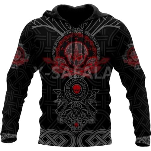 Love Viking Warriors Tattoos 3D Print Size XS-7XL Hoodie Man Women Harajuku Outwear Zipper Pullover Sweatshirt Casual Unisex-6