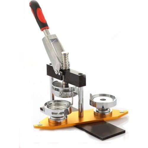 Rotation Button Badge Making Machine DIY Button badge maker with 32mm and 58mm mould and the 1000pcs pin button badge blanks