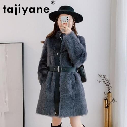 Tajiyane Winter Coats Women 2020 Real Fur Coat Womens Genuine Wool Jackets Woman Sheep Shearing Jacket Luxury Casacos TN1456