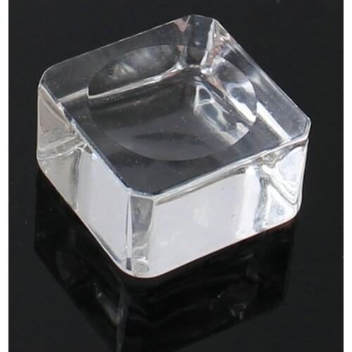 1Pc Crystal Ball Base Pedestal Crystal Glass Ball Holder Transparent Home Decoration