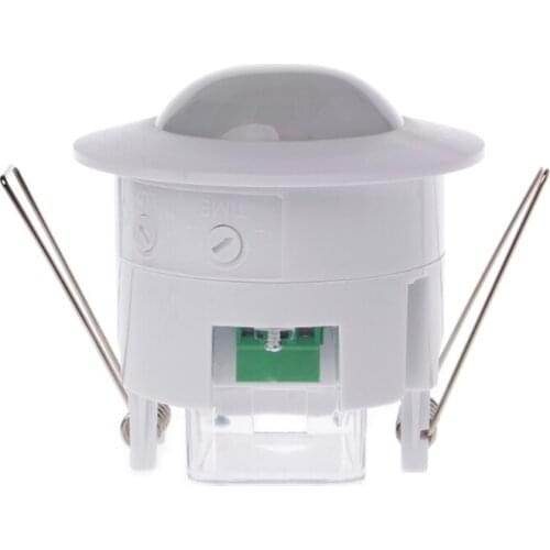 110-240V AC Adjustable Ceiling PIR Infrared Body Motion Sensor Detector Lamp Light Switch