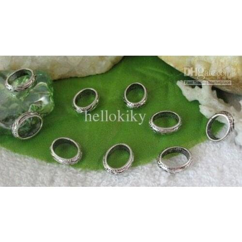 160pcs Tibetan silver oval connectors links A10962