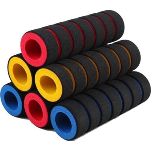 2Pc/1pair Bike Racing Bicycle Motorcycle Handle Bar Foam Sponge Grip Cover Non-slip Soft Handlebar Bike Bar wholesale hot A1023