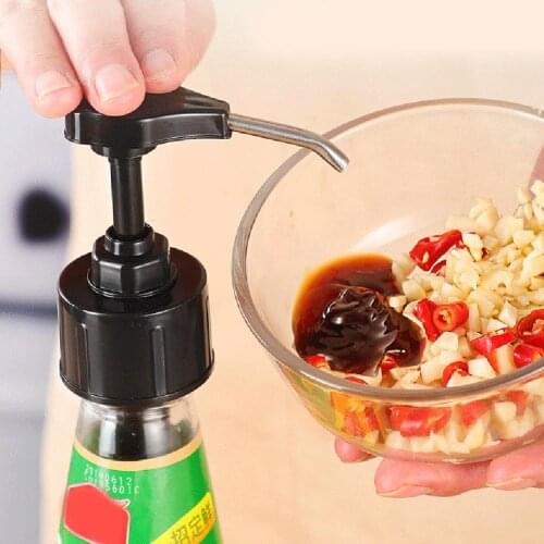 2Pcs Oyster Sauce Oil Bottle Pump Nozzle Press Kitchen Restaurant Replacement Bottle Pump Nozzle Press Bottle Pump Nozzle Press