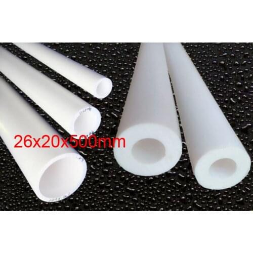 26mm od 20mm id PTFE pipe F4 Tubing polytef straight pipe polytetrafluoroethylene hard tube polytef rigid tube