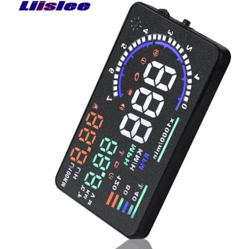 Auto Electronic Accessories Head Up Display For Mazda/Nissan OBD HUD Safe Driving Screen Projector Refkecting Windshield