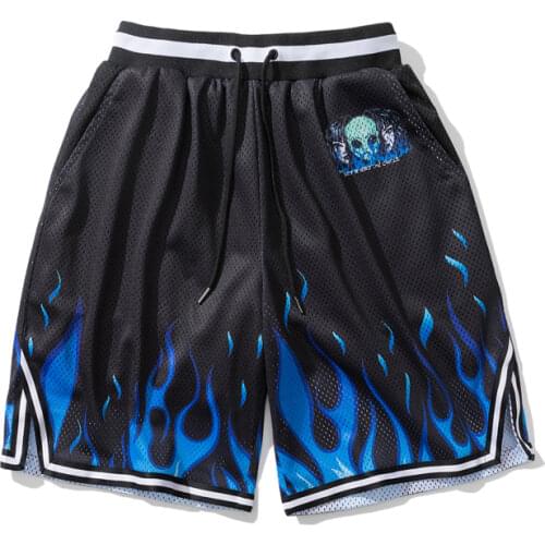 Basketball Shorts Men Breathable Cartoons Comics Sweat Shorts Outdoor Running Sports Fitness Short Sweatpants Loose Beach Shorts