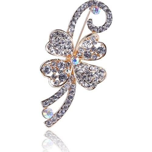 Beadsland Glass Butterfly Alloy Brooch Fashion Accessories