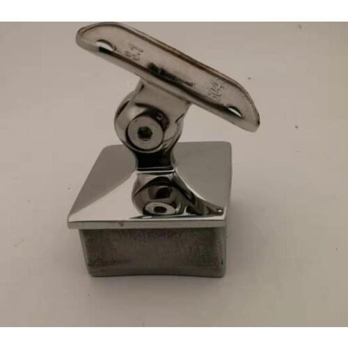 Freeshipping Stainless Steel SUS AISI 304 Grade Top Holder Balcony Handrail Support for 40x40mm Pipe thickness 1.5mm