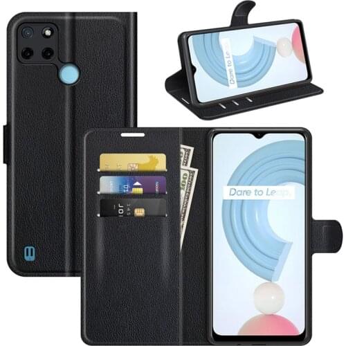 For OPPO Realme C21Y Case Cover Wallet Leather Flip Leather Phone Case For OPPO Realme C21Y C21 High Quality Stand Cover